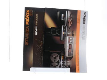 Set handleidingen Revox studer #4078, Ophalen of Verzenden, Zo goed als nieuw