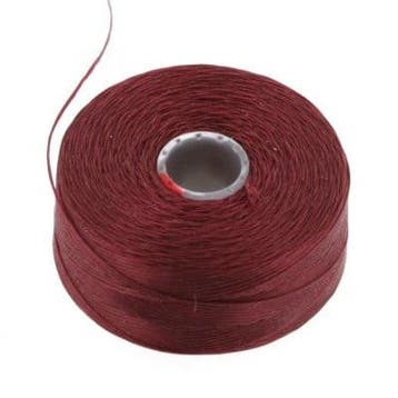 C-LON Rijggaren AA (ultra) 0,09mm ca. 68 meter Burgundy, Ophalen of Verzenden, Nieuw, Kraal