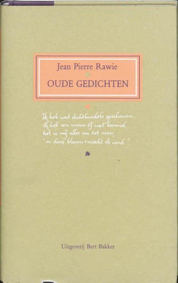 Oude gedichten - J.P. Rawie 9789035104464, Verzenden, Gelezen, J.P. Rawie