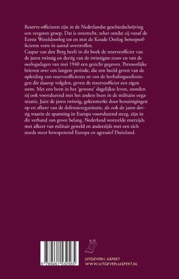 Reserve-kapitein 9789461532565 Caspar van den Berg, Verzenden, Gelezen, Caspar van den Berg