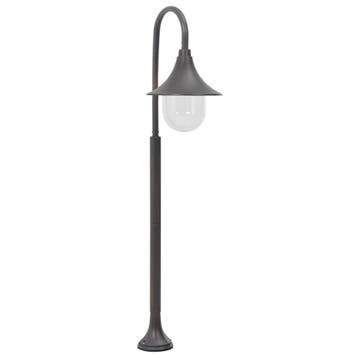 vidaXL Paalverlichting tuin E27 120 cm aluminium brons, Verzenden, Nieuw, Aluminium, Staande lamp