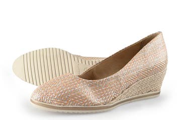 Tamaris Pumps in maat 40 Beige, Kleding | Dames, Tamaris, Pumps, Verzenden, Beige