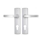 Deurbeslag | Deurklink met cilinderschild | AXA | Curve Blok, Verzenden, Nieuw