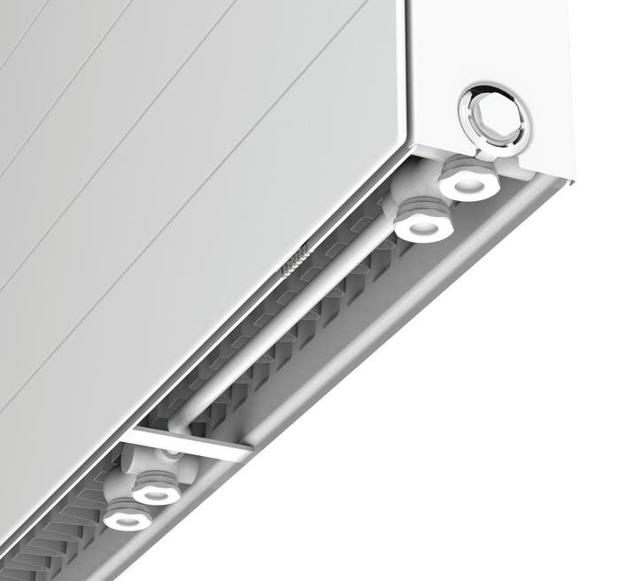 600x1800 T33 - 5728 watt | Eco 8 Lined Radiator, Doe-het-zelf en Verbouw, Verwarming en Radiatoren, Radiator, Nieuw, Hoog rendement (Hr)