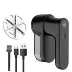 Nexxt Pluizenverwijderaar - USB Oplaadbaar - Zwart, Verzenden