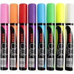 Chalk Marker, lijndikte 1,8-2,5 mm, 8 stuk/ 1 doos, Hobby en Vrije tijd, Schilderen, Nieuw