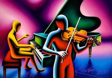 Mark Kostabi (1960) - Reflection of Viola