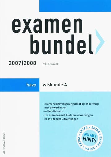 Examenbundel 2007/2008 Wiskunde A Havo 9789006074260, Verzenden, Gelezen, N.C. Keemink