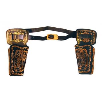 Sheriff holster zwart voor volwassenen - Riemen, Ophalen of Verzenden, Nieuw