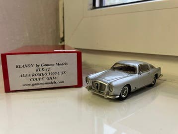 Klaxon 1:43 - Modelauto - Alfa Romeo 1900 C SS Coupe Ghia, Nieuw
