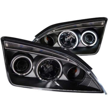 ANZO 2005-2007 Ford Focus Projector Headlights w/ Halo Black, Ophalen of Verzenden, Nieuw