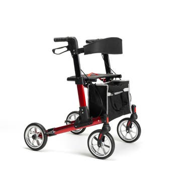 Rollator Vermeiren Quava lichtgewicht rood, Diversen, Ophalen of Verzenden, Nieuw