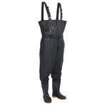 vidaXL Waadpak met laarzen en riem maat 38 zwart, Verzenden, Nieuw