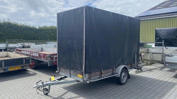 750Kg Bakwagen + Huif 180cm, Auto diversen, Ophalen of Verzenden, Gebruikt