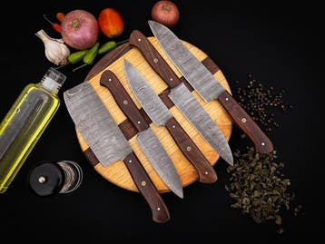 farkal - Keukenmes - Japanse keuken- en BBQ-set (LX 338) -