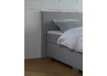 ACTIE! Boxspring Milano 180 200 Grijs, Verzenden, 180 cm, 200 cm, Nieuw
