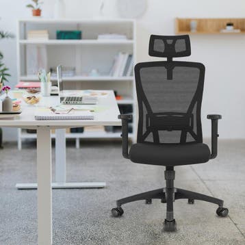 Ergonomische Bureaustoel met Lendesteun en Verstelbare Hoofd, Verzenden, Nieuw
