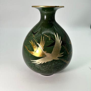 Vaas - Brons - Japan - Takaoka bronzen kraanvaas (Zonder
