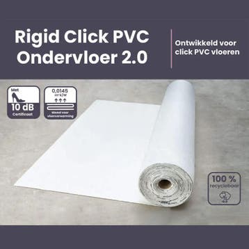 Floer Ondervloer Rigid Click PVC 2.0 (15 m2) Ondervloeren, Huis en Inrichting, Stoffering | Vloerbedekking, Ophalen of Verzenden