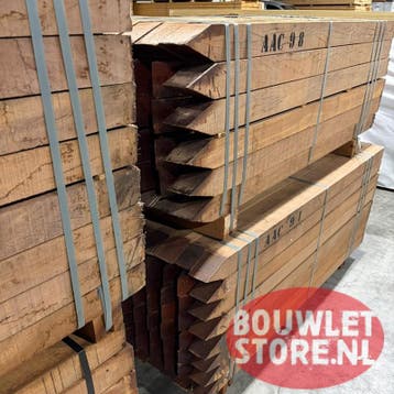 Palen | paal | piketpaaltjes | hardhout | tuinpalen gepunt, Ophalen of Verzenden, Nieuw, Palen, Hardhout
