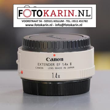 Canon EF 1.4x II teleconverter occasion | Foto Karin Kollum, Ophalen of Verzenden, Zo goed als nieuw, Telelens