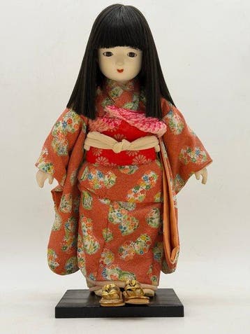 met zwarte okappa kapsel - Pop Japanse Ichimatsu Ningy -