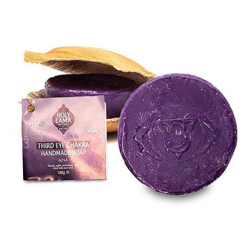 Zeep in Palmblad Derde Oog Chakra (Third Eye) - Holy Lama, Ophalen of Verzenden, Nieuw