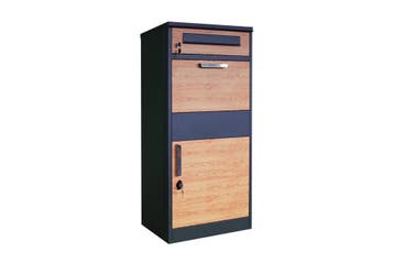 Pakketbrievenbus Staal Antraciet 50x38x112cm | Nieuw | Sc..., Tuin en Terras, Brievenbussen, Staal, Staande brievenbus, Nieuw