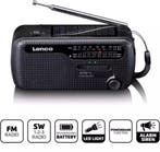 Lenco Noodradio - Draagbare opwindbare Radio - Radio op batt, Verzenden, Zo goed als nieuw