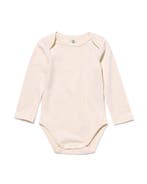HEMA Baby romper met stretch beige van €5.5 voor €3.5 sale, Verzenden, Nieuw
