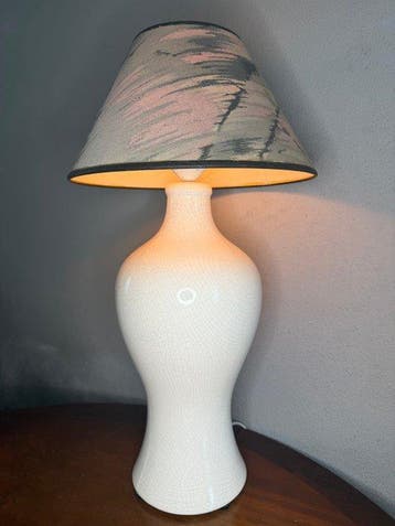 Tafellamp - Keramiek, stof - Chique high-end 67 cm!, Nieuw