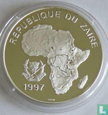 Congo-Kinshasa - Zaïre 1000 nouveaux zaires 1997 (PROOF)..., Verzenden, Overige landen, Losse munt, Goud