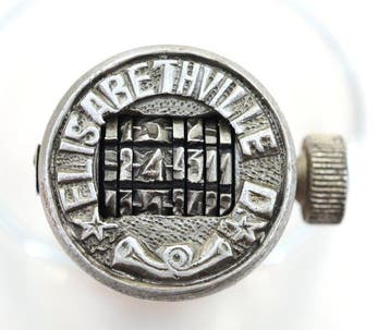 Poststempel - Origineel datumstempel Elisabethville D -, Gestempeld