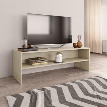vidaXL Tv-meubel 120x40x40 cm bewerkt hout sonoma, Huis en Inrichting, Kasten | Televisiemeubels, 100 tot 150 cm, Verzenden, Nieuw
