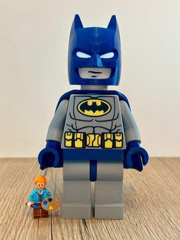 Fait maison - (MOC) Minifigure LEGO - 21 cm – Design Batman, Nieuw