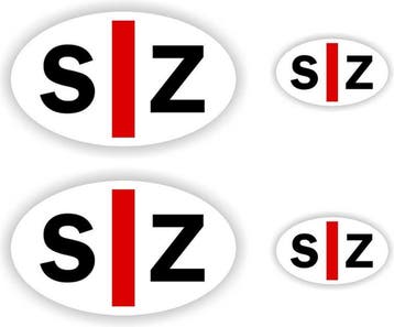 SZ slecht ziende Embleem stickers (921.44), Diversen, Verzenden, Nieuw