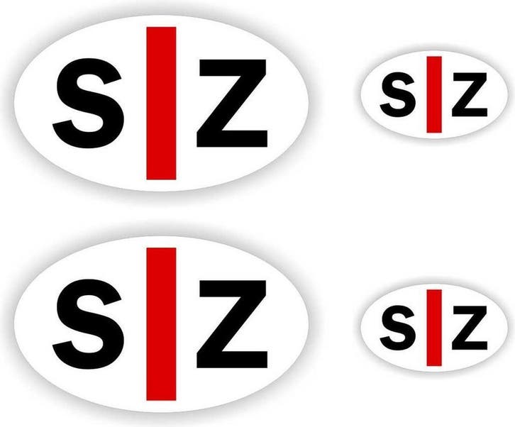 SZ slecht ziende Embleem stickers (921.44), Diversen, Verpleegmiddelen, Nieuw, Verzenden