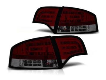 LED achterlicht units Red Smoke geschikt voor Audi A4 B7, Auto-onderdelen, Verzenden, Nieuw, Audi