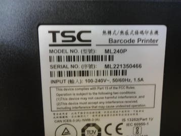 TSC ML240P Thermische Barcode Label Printer USB + Netwer..., Nieuw