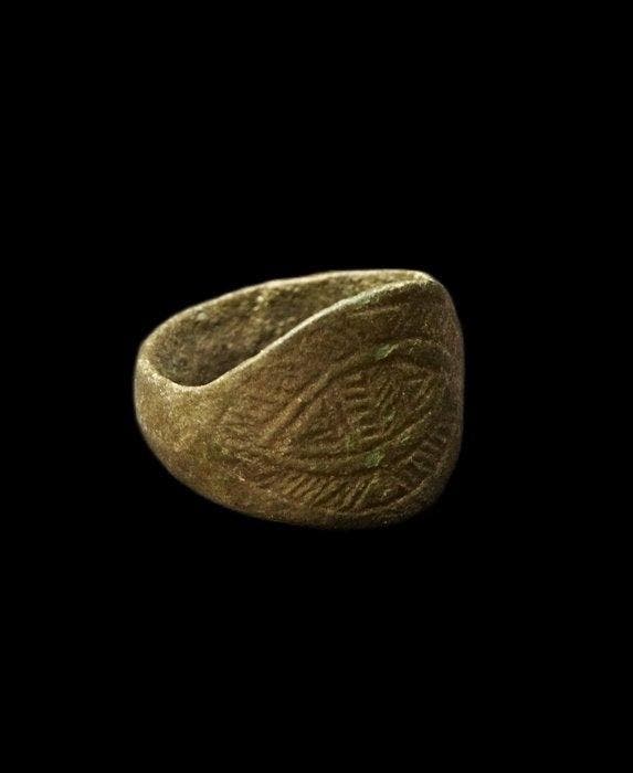 Oud-Romeins Romeinse ring van brons - 100/200 na Chr., Antiek en Kunst, Antiek | Overige Antiek