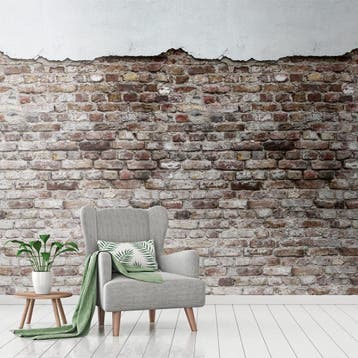 Profhome 383331-GU Fotobehang baksteen mat grijs zwart 1,59, Verzenden