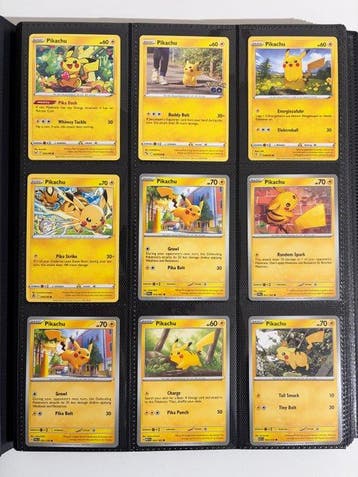 Pokémon - 200 Card - Pikachu, Raichu - 9 different series, Nieuw