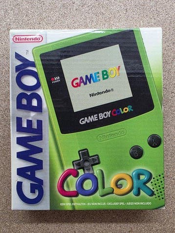 Nintendo - Gameboy Color - First Release - GBC - Kiwi Lime, Nieuw