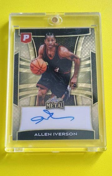 2025 Leaf Metal 1/1 Auto - Allen Iverson BA-AI1 Limited, Verzamelen, Nieuw