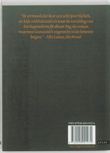 Een paraplu voor het leven 9789045001074 Wilhelm Genazino, Verzenden, Gelezen, Wilhelm Genazino