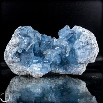 Natuurlijke celestietdruse uit Madagaskar – Hemelse
