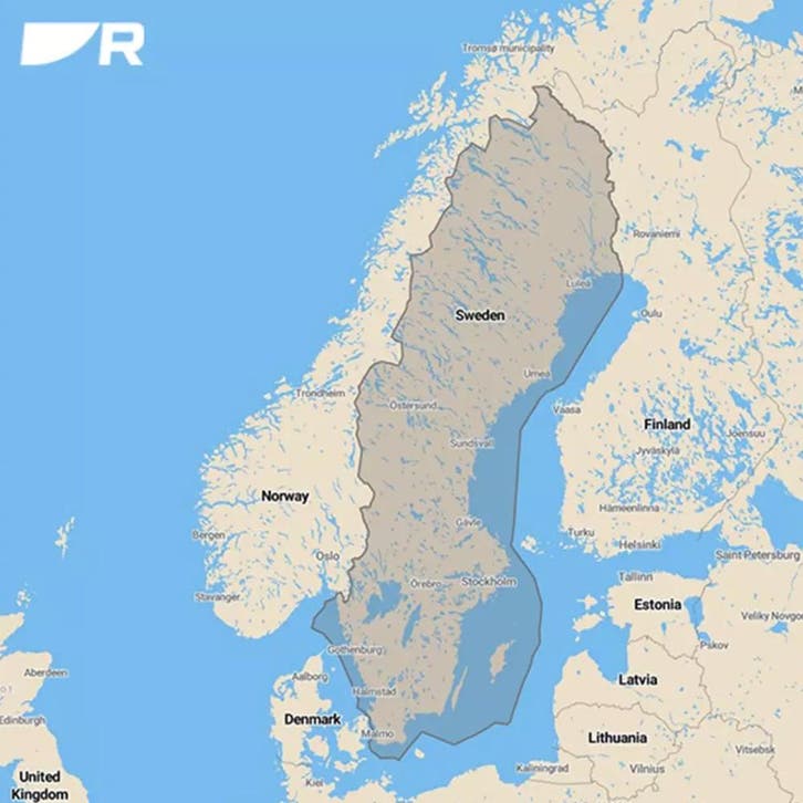 Raymarine LightHouse Waterkaart Zweden, Watersport en Boten, Navigatiemiddelen en Scheepselektronica, Nieuw, Ophalen of Verzenden