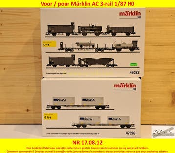 Marklin modeltreinen, locomotieven, wagons, rails, 2dehands, Gebruikt, Wisselstroom, Märklin