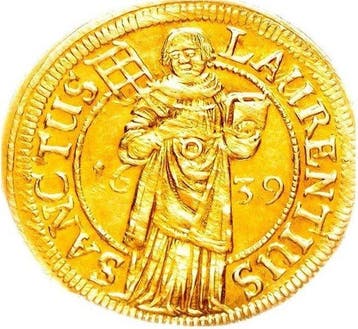 Duitsland, Nürnberg, stad. Goldgulden 1639, Seltenheit,