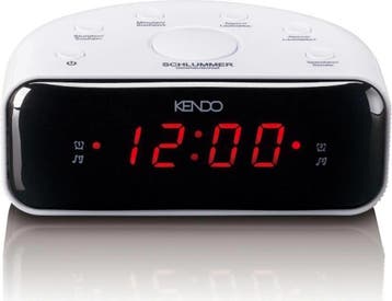 Wekkerradio - Digitale wekker - Alarmklok - Wit - KENDO •, Verzenden, Zo goed als nieuw
